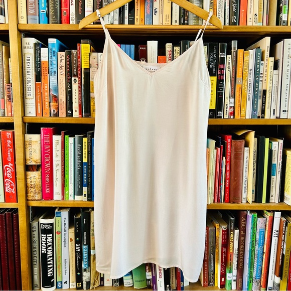 Velvet Graham Spencer Sheer Floral Drawstring Waist Slip Lng Sleeve Midi Dress S - Picture 7 of 16